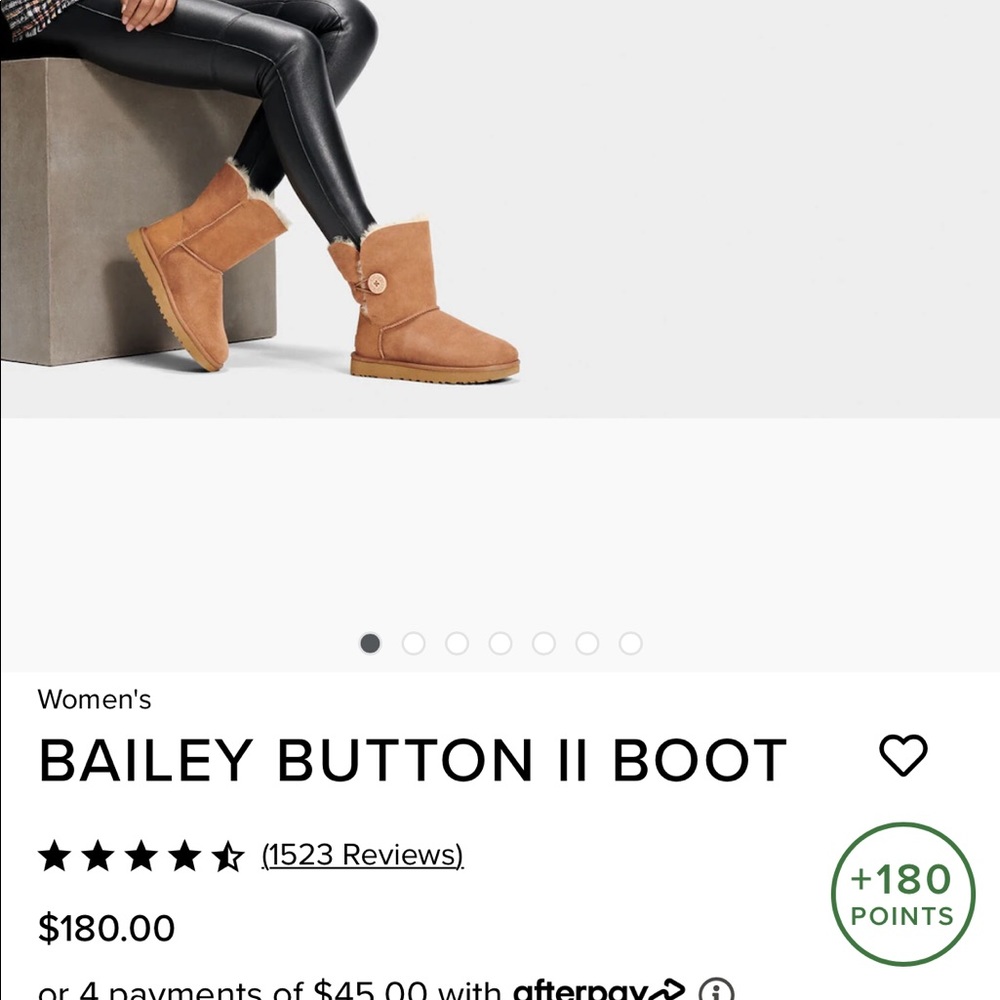 Ladies Ugg Bailey Button Boot Sz 5 - image 8